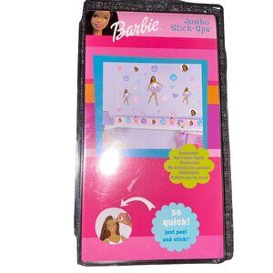 Barbie Jumbo Stick-Ups Wall Sticker Decals Black Ballerina Bedroom Decor Removea